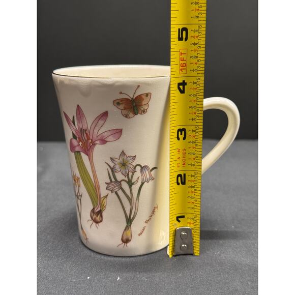 Vintage Royal Sutherland HM Fine Bone China Cup – Botanical & Butterflies - Picture 8 of 10
